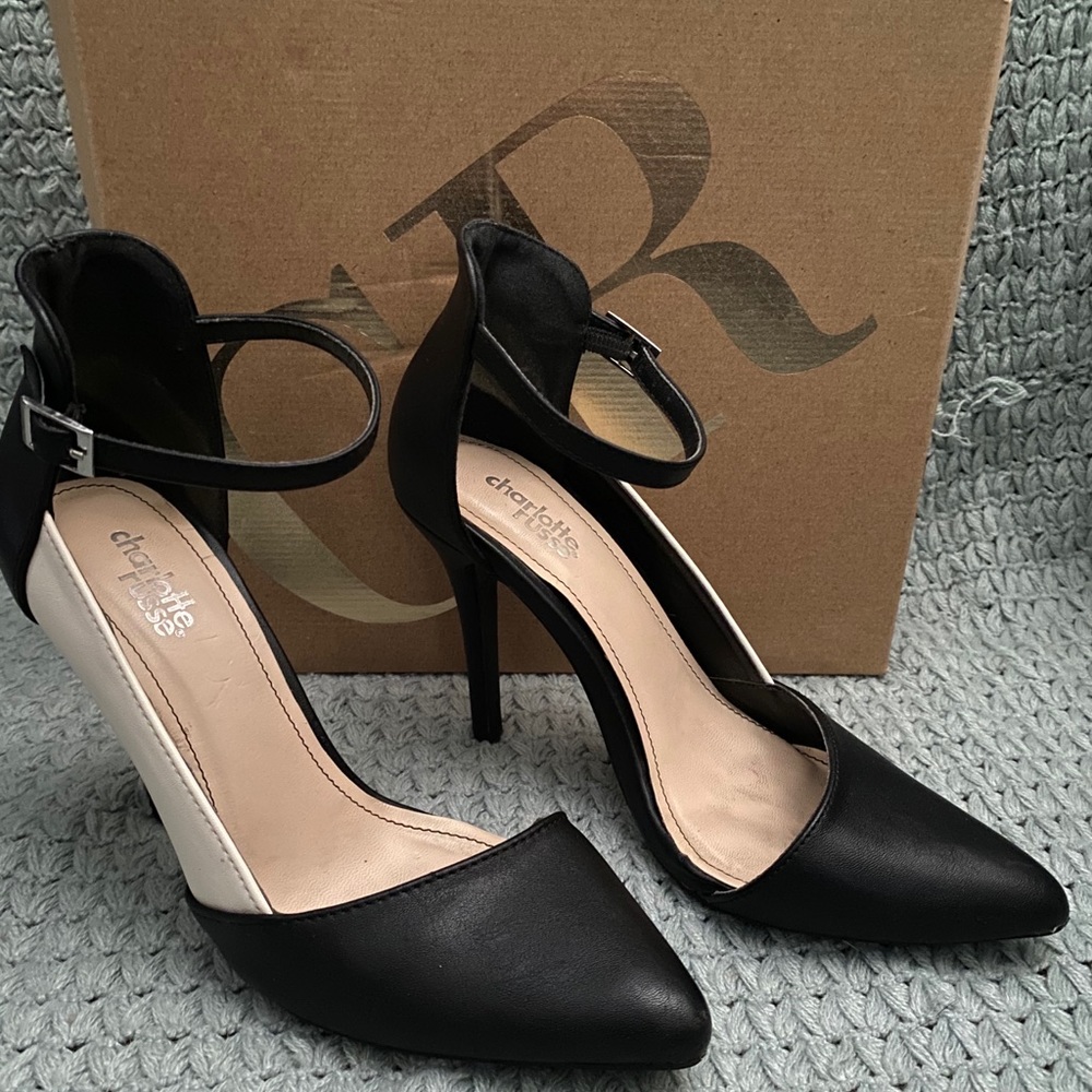 Black and White Heels